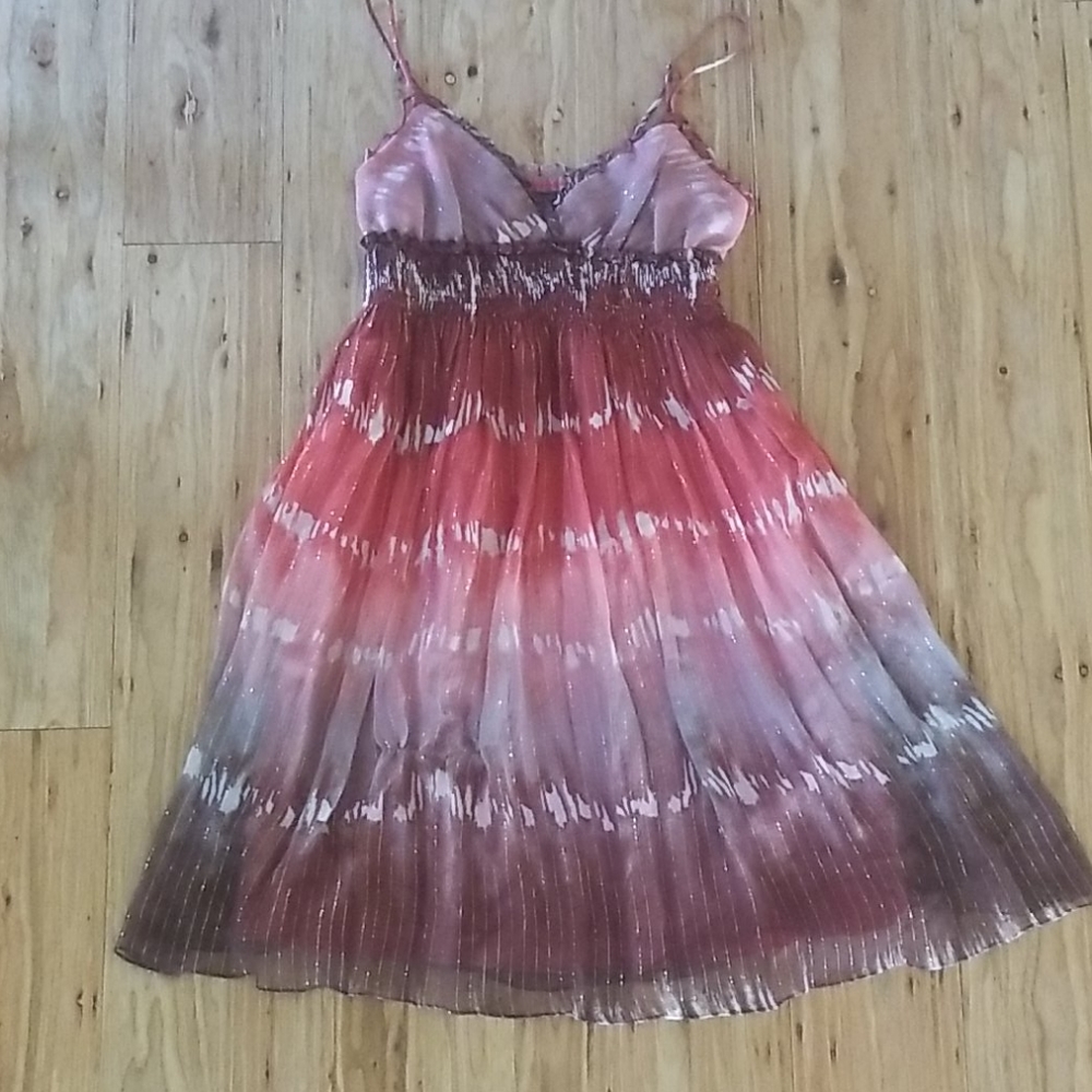 BCBGMaxAzria Silk Chiffon Dress XS